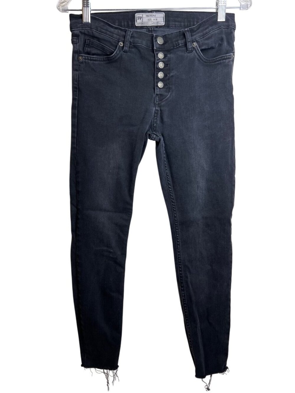 Free People Frayed Cut Jeans